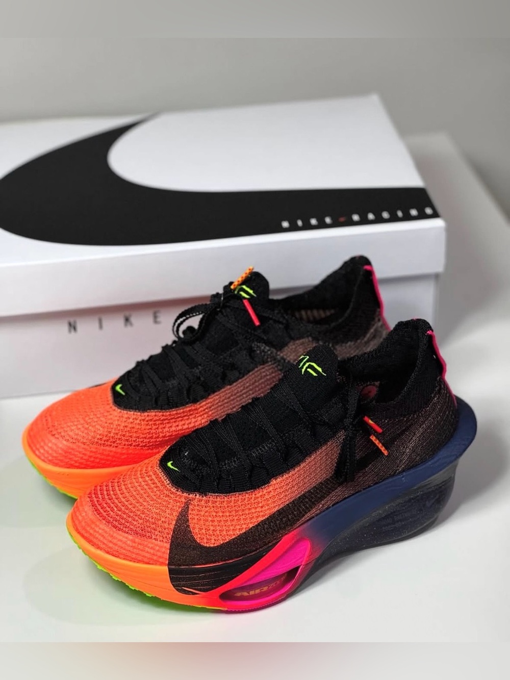 Nike Alphafly Next% 3 Orange Pulse Running Shoes IO9559-800 Wmns 7 8 10.5